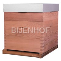Single wall bee hive dadant red ceder